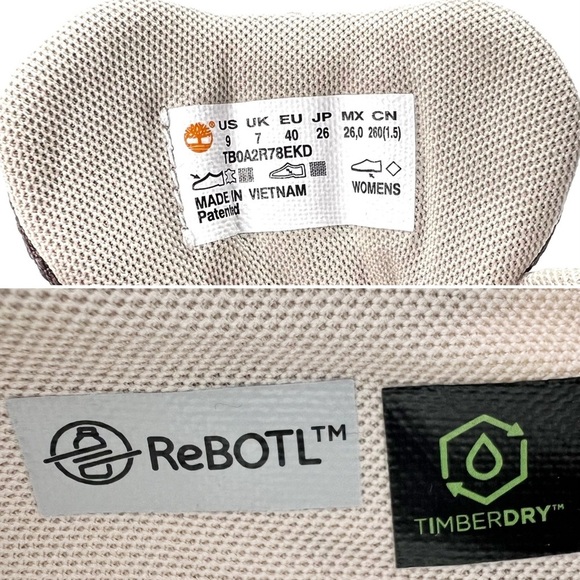 Timberland Hiking Sneaker Women’s Size 9 Waterproof Low Boot Shoes EUC - As New - Picture 11 of 13